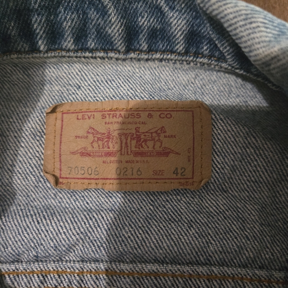 Vintage Mens Levi Jacket Size 42 - Picture 2 of 8